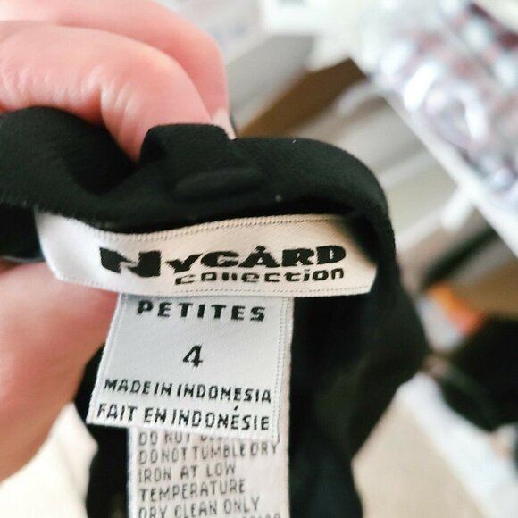 NyGard Collection Womens Pleat Front High Waist Career Dress Pant 4 Petite - Picture 3 of 7